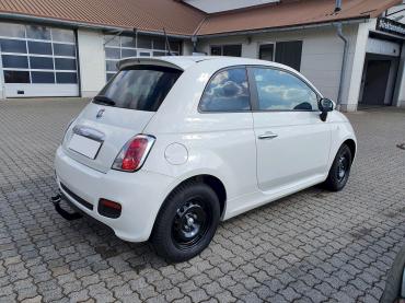 Fiat 500 Anhängerkupplung nachrüsten München Heckansicht