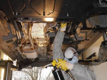 Hohlraumversiegelung Muenchen Vw T5 Verarbeitung Fluid Film 12